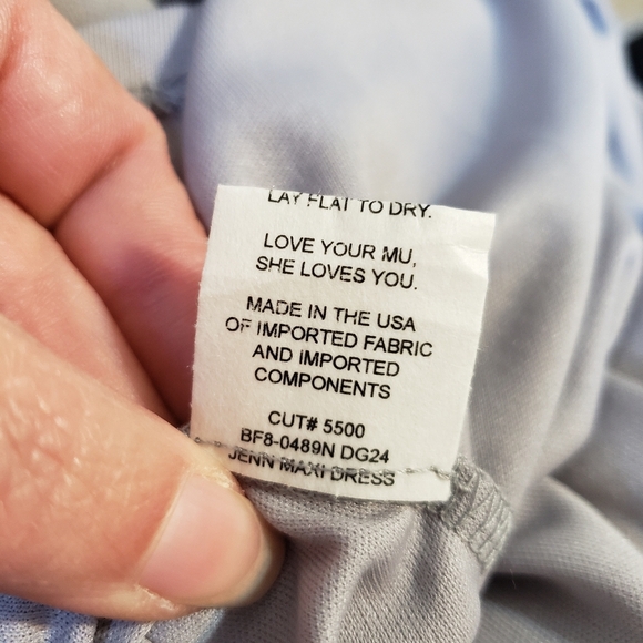 Show Me Your MuMu Gray Maxi Dress with Flowing Design - Picture 10 of 11